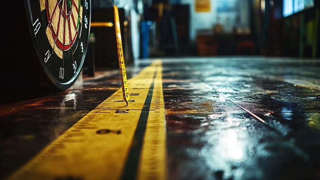 Comment mesurer la distance réglementaire pour jouer aux fléchettes chez soi